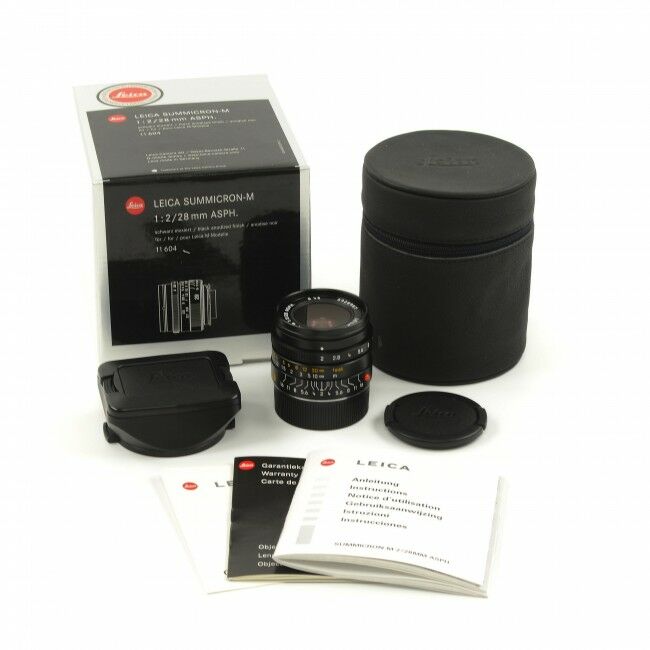 Leica 28mm f2 Summicron-M ASPH 6-Bit + Box