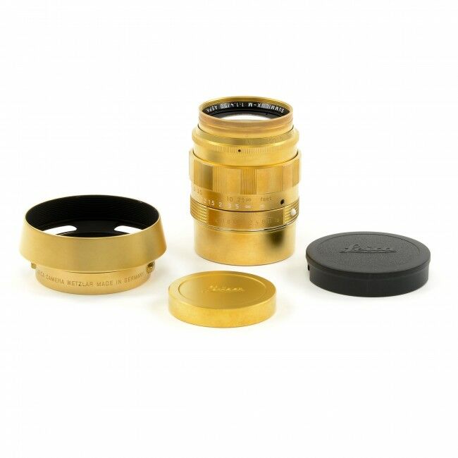 Leica 50mm f1.4 Summilux-M ASPH SC Asset Full Brass Rare