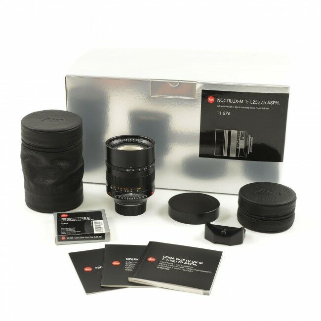Leica 75mm f1.25 Noctilux-M ASPH + Box