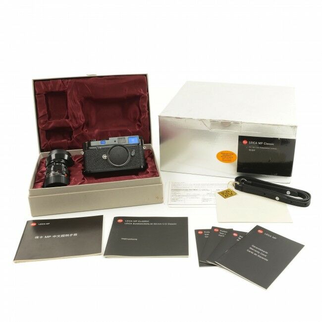 Leica MP Classic Set Black Paint + Box Rare