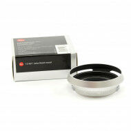 Leica 12467 Silver Lens Hood For 28mm Elmarit-M And 35mm Summicron-M + Box