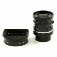 Leica 28mm f2.8 Elmarit 9 Element Black Paint Stopper + Hood