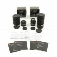 Leica 35mm f2 Summicron-M ASPH + 50mm f1.4 Summilux-M ASPH Limited Edition Black Chrome + Box