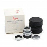 Leica 50mm f2.8 Elmar-M Silver + Box