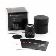 Leica 50mm f2 Summicron-M Black 6-Bit + Box