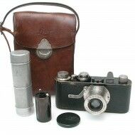 Leica IA Elmar 3rd Version 4 Digit + Case Rare