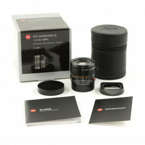 Leica 35mm f2 APO-Summicron-M + Box