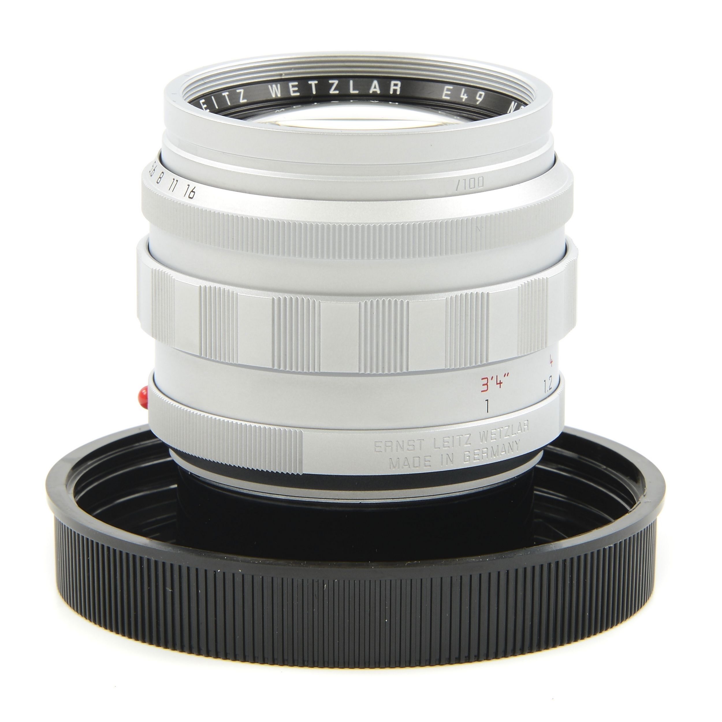LEICA MP HISTORICA 1975-2020 SET 50MM F1.2 NOCTILUX SILVER MATCHING NUMBER #3422