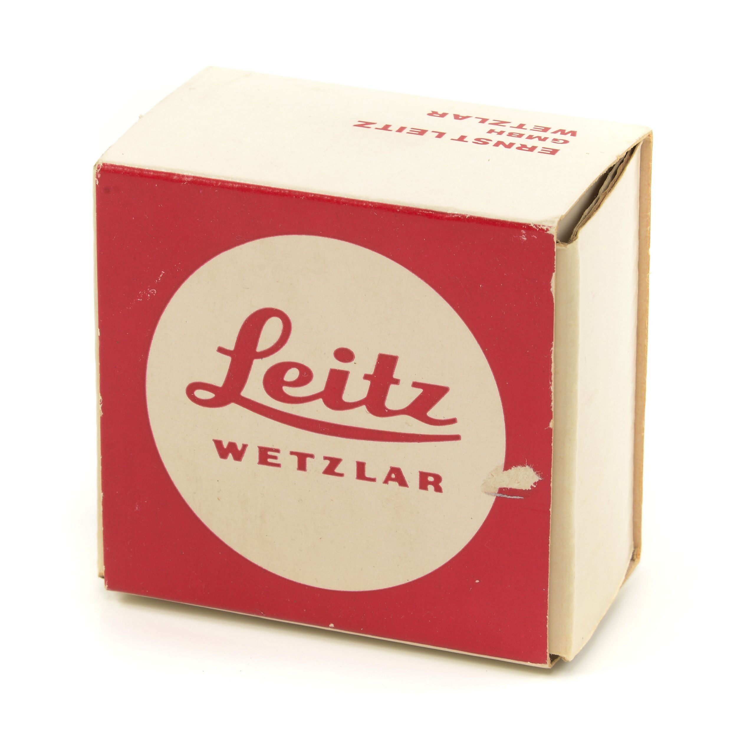 LEITZ 12503 LENS HOOD WITH BOX FOR 50MM F1.2 NOCTILUX EXTREMELY RARE 12503 #4254
